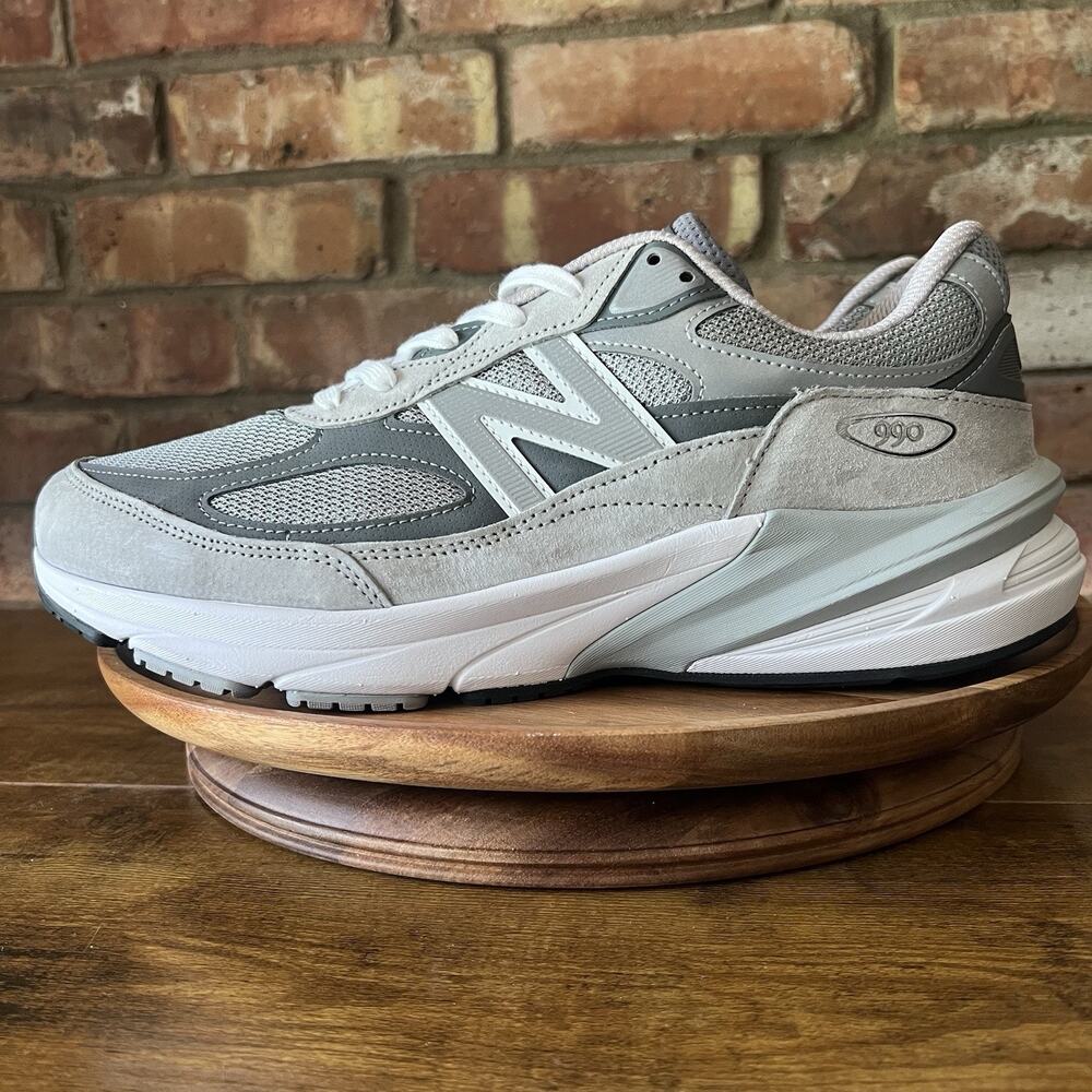 New Balance 990v6 Supportive Made USA Core Grey Men's 11.5 2E Shoes Sneakers